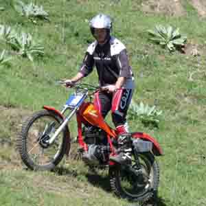 Waipara Classic Trials, Andy Beale. Honda TLR 200